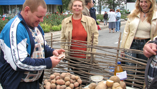 торговля, картошка, овощи, рынок, цены, еда