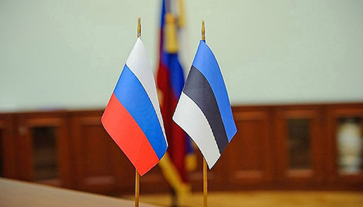 Эстония, Россия, флаги