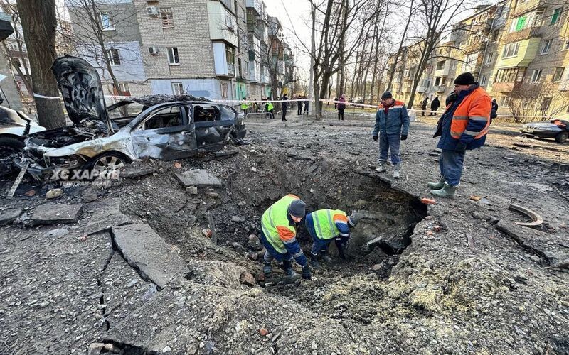 Терористи рф атакували Харків ударними дронами «Шахед»