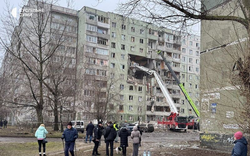 У Сумах внаслідок атаки дронів загинули люди