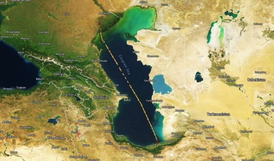 Російське судно перевезло через Каспійське море з Ірану до Росії близько 220 ракет