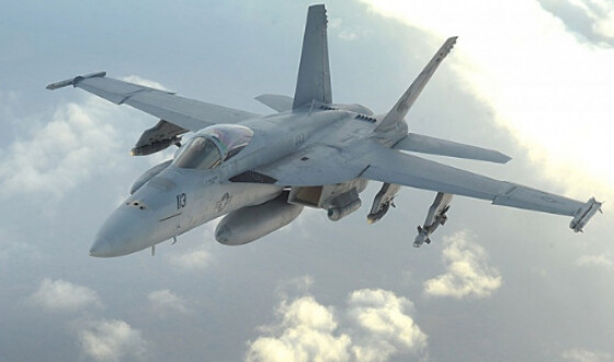 Над Чорним морем з&#8217;явилися винищувачі F-18 ВПС США