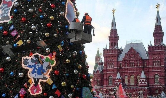 У Москві чоловік спробував підпалити ялинку на Червоній площі