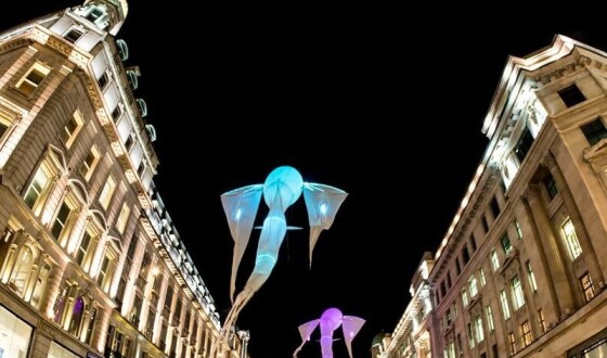 У Лондоні стартував фестиваль світлових інсталяцій «London Light Wave»