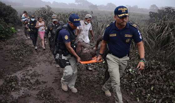 Извержение вулкана в Гватемале: количество жертв растет