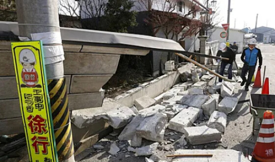 На заході Японії сталися три землетруси