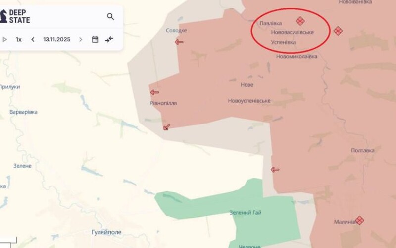 ЗСУ залишили позиції у Нововасилевському Запорізької області