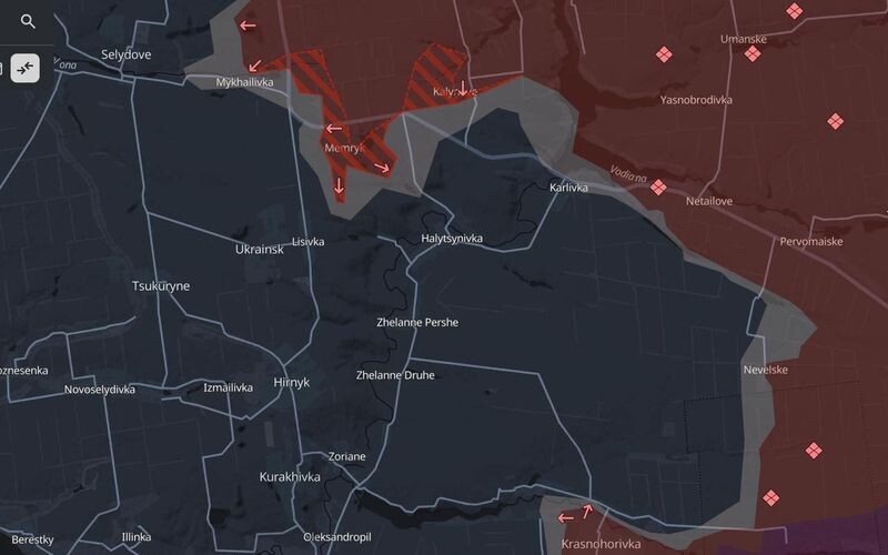 Російські війська захопили Мемрік та Калинове на Покровському напрямку