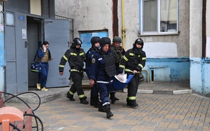 У Бєлгороді ударний дрон врізався у житловий будинок: є загиблі