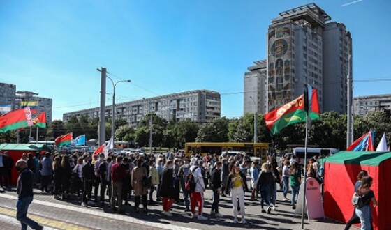 У Мінську люди вийшли на протести проти Лукашенка