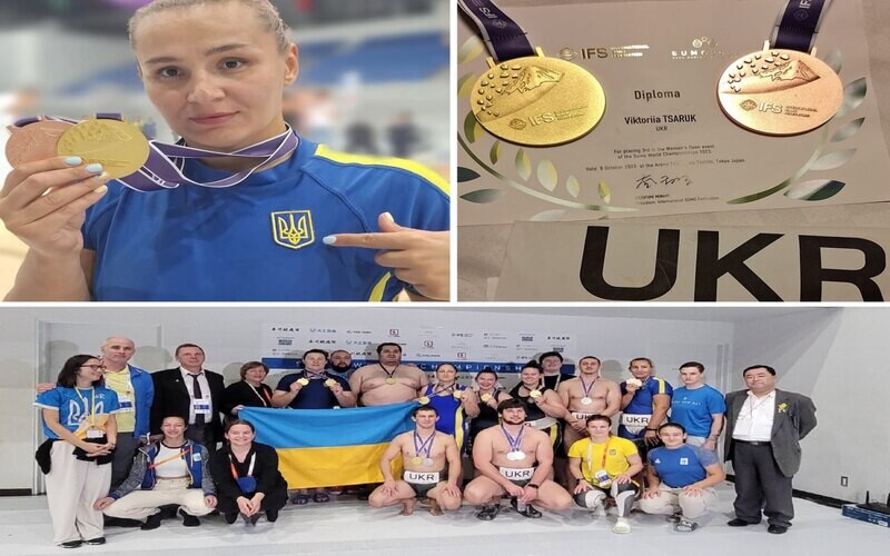 Україна виборола бронзову нагороду на Чемпіонаті Світу з сумо