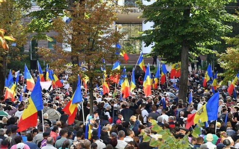 У Молдові проросійська партія влаштувала масові протести проти уряду