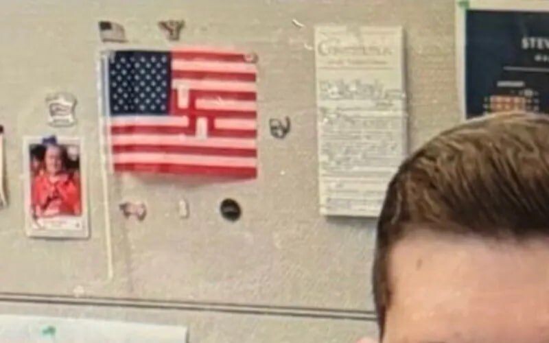 В офісі американського конгресмена знайшли прапор зі свастикою