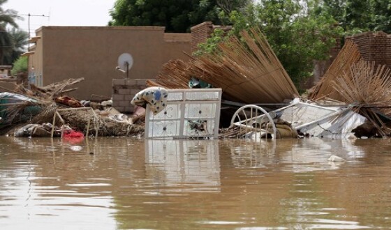 У Судані 63 людини загинули через потужні зливи