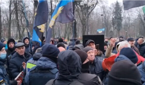 У Києві шахтарі вийшли на мітинг із вимогою виплатити зарплату