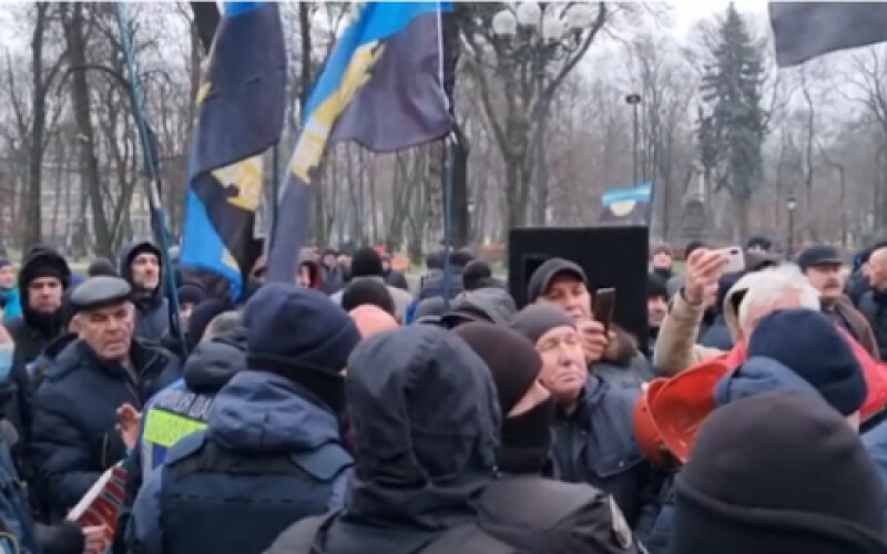 У Києві шахтарі вийшли на мітинг із вимогою виплатити зарплату