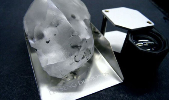 В Африке нашли пятый в мире по величине алмаз