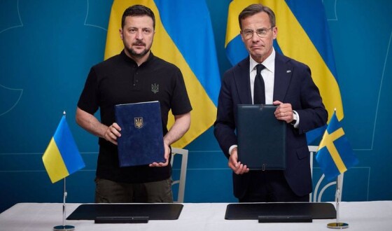 Зеленський повідомив подробиці підписаної оборонної угоди зі Швецією