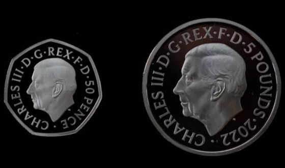 У Великобританії показали перші монети з портретом короля Чарльза III