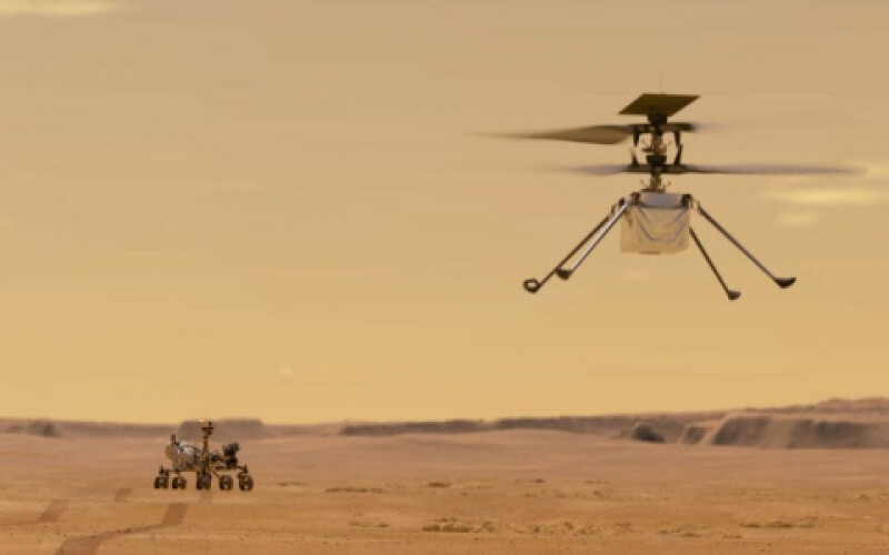 Вертоліт NASA зробив сьомий політ над Марсом