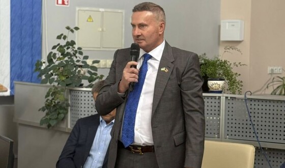 У Тернополі Скрипковський виступив перед студентами місцевого університету