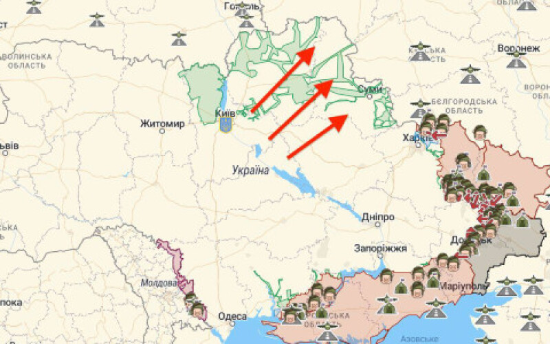 Україна посилила оборону північного кордону