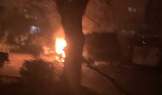 В Киеве сожгли машину активиста