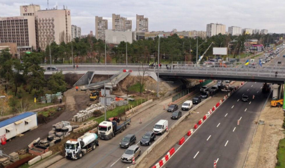 У Києві після реконструкції відкрили шляхопровід біля метро «Дарниця»