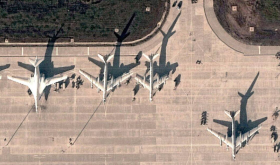 На авіабазі ВКС Росії у Саратові виявили бомбардувальник Ту-95 без крил