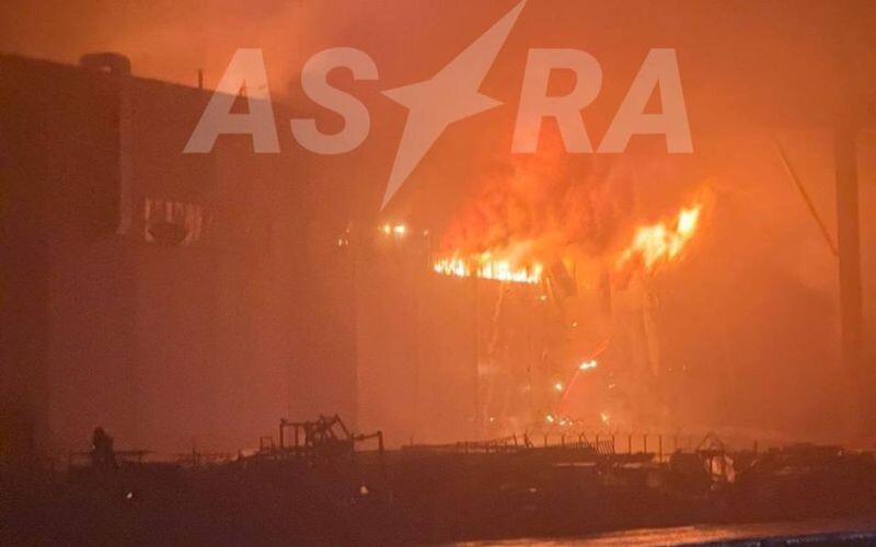 У Татарстані горить завод, де виробляють «шахеди»