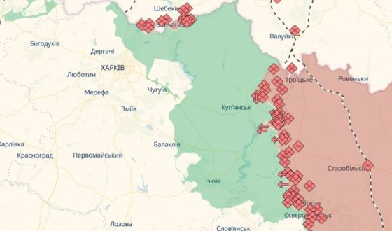 Окупанти просуваються у напрямку річки Оскол на Харківщині