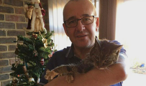 19-річний кіт повернувся додому через сім років після зникнення