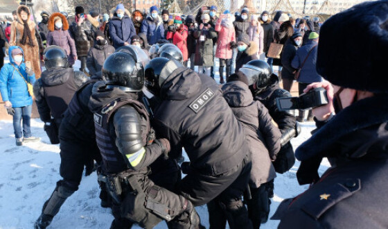 У російському Ярославлі на протестній акції затримали 189 осіб