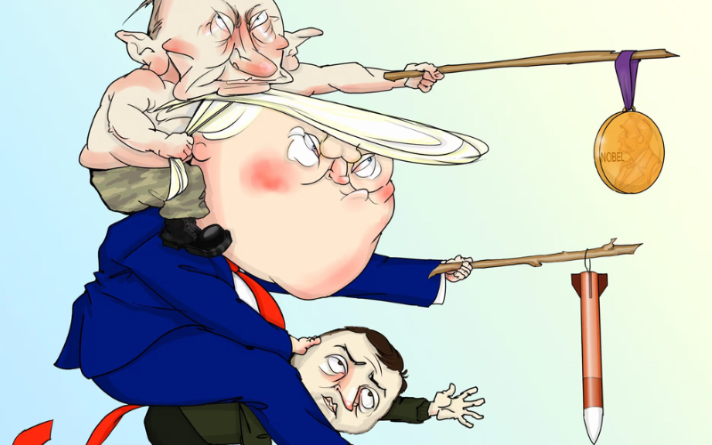 The Guardian висміяла Трампа карикатурою про війну в Україні