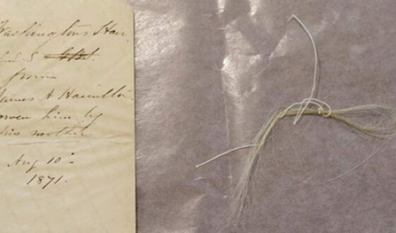 В библиотеке США нашли прядь волос Джорджа Вашингтона