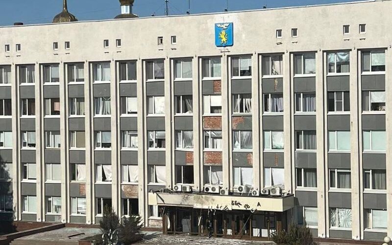 У Бєлгороді ударний дрон впав на місцеву адміністрацію