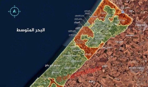 Ізраїльська армія оточила та відрізала від моря місто Газу на півночі анклаву
