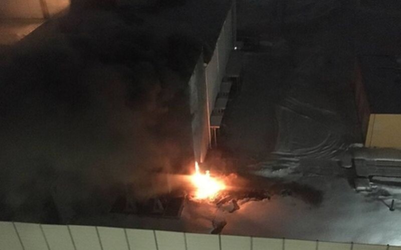На території заводу авіаконструктора Сухого в Москві сталася пожежа