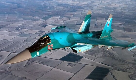 Військовий літак Су-34 «зазнав аварії» у Воронезькій області рф