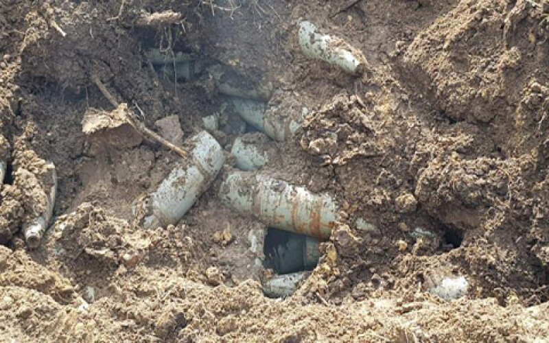 На Луганщині виявили схрон із великокаліберними засобами ураження