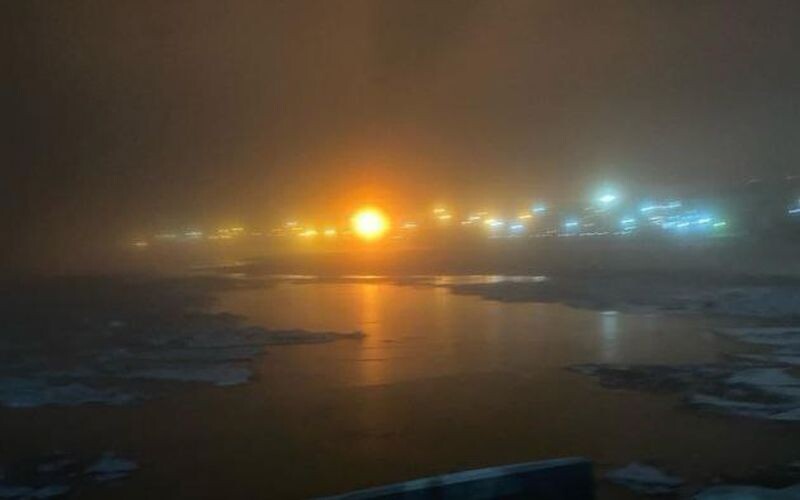 У Ленінградській області РФ горить портовий термінал