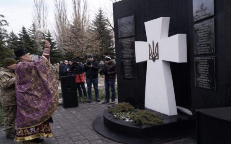 В Одесской области открыли памятник погибшим в АТО