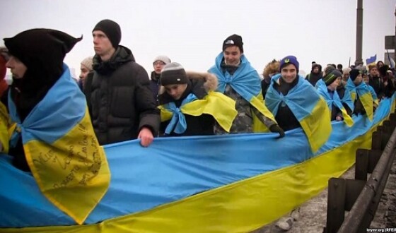 &#8220;Живий ланцюг соборності&#8221; у Києві