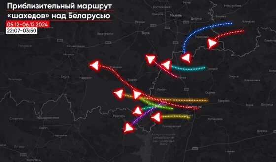 Ворожі дрони атакували територію Білорусі