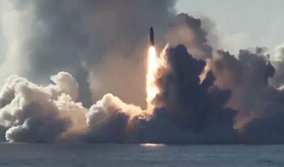 Російська ракета з підводного човна виявилася небоєздатною