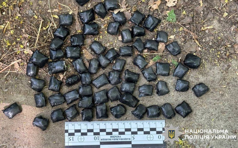 У Голосіївському парку затримали юного «наркозакладника» з Київщини