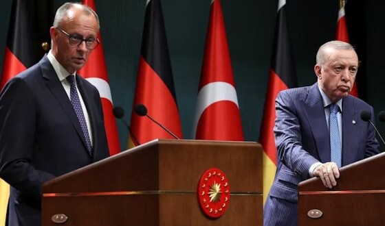 Мерц і Ердоган публічно посперечалися про війну в секторі Гази