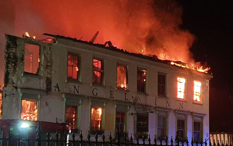 У Британії спалахнув готель, де проживали українські біженці