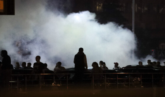 ОМОН в Гродно використав проти протестувальників сльозогінний газ