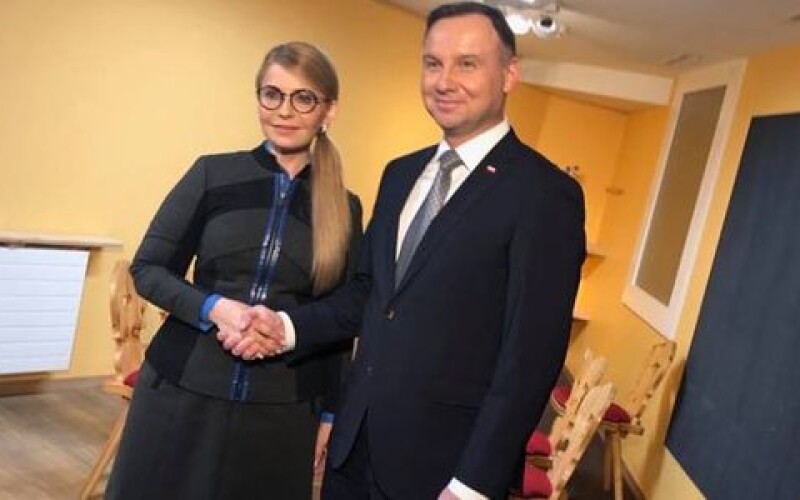 Юлія Тимошенко зустрілася з президентом Польщі Анджеєм Дудою